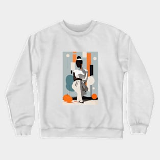 Artistic Woman Illustration Crewneck Sweatshirt